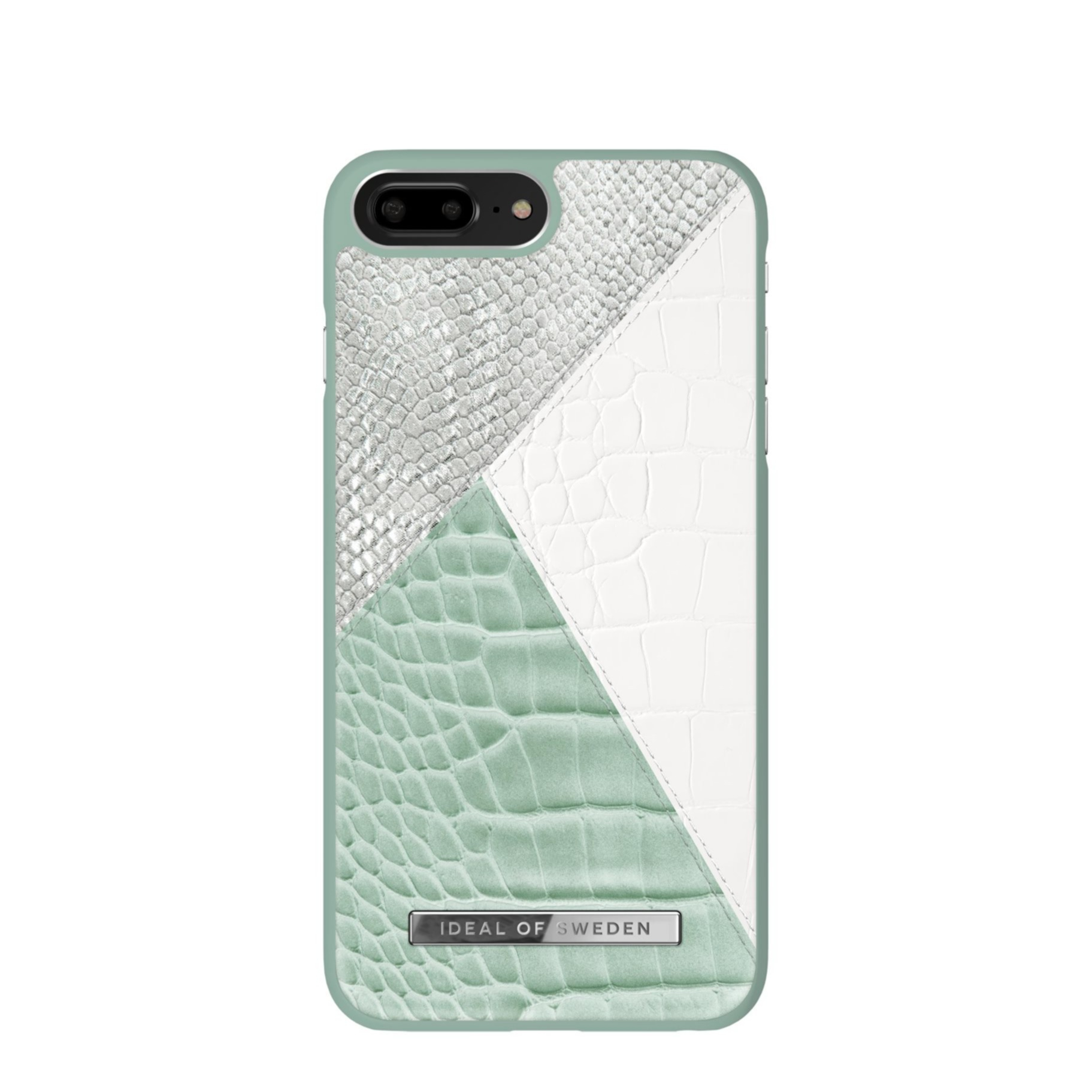 Image of iDeal of Sweden - iPhone 8 Plus / 7 Plus / 6S Plus / 6 Plus Hardcase Hülle Atelier Case (IDACSS21-I7P-268) - Palladian Mint Snake bei Apfelkiste.ch
