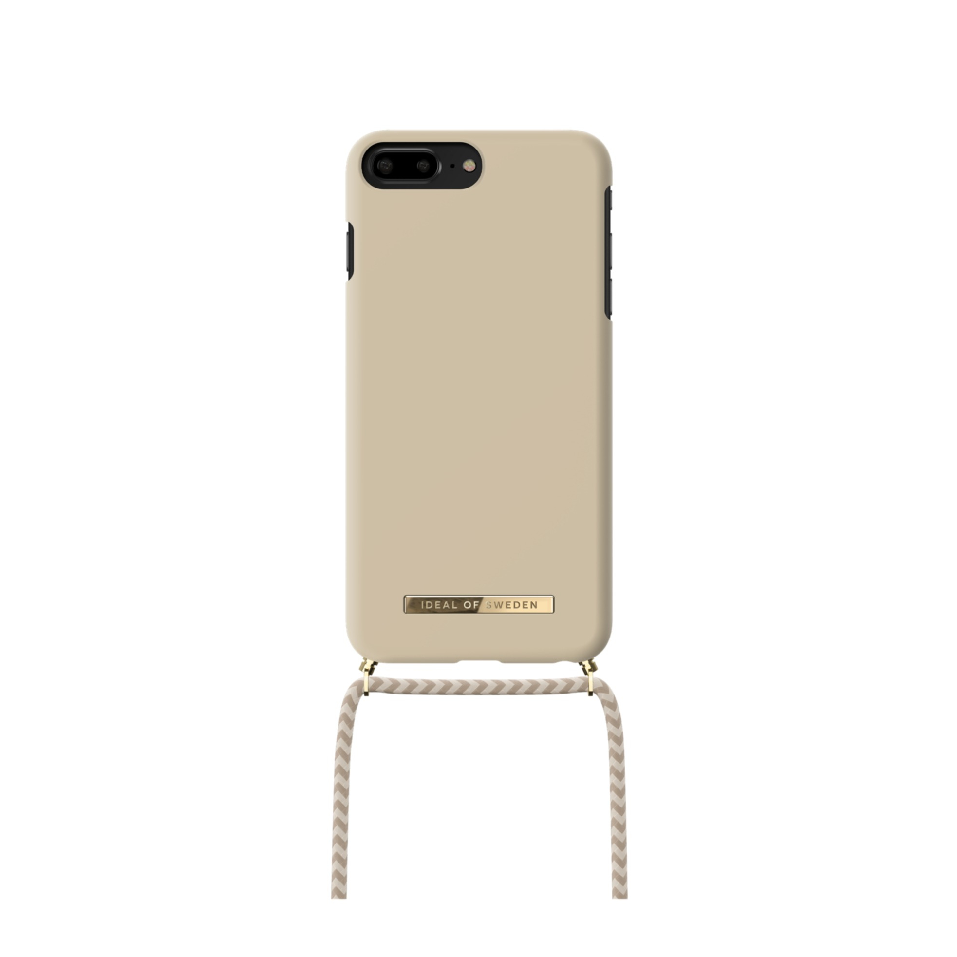 Image of iDeal of Sweden - iPhone 8 Plus / 7 Plus / 6S Plus / 6 Plus Necklace Case Hardcase Hülle Ordinary + Handykette (IDPNSS21-17P-299) - Cream Beige bei Apfelkiste.ch