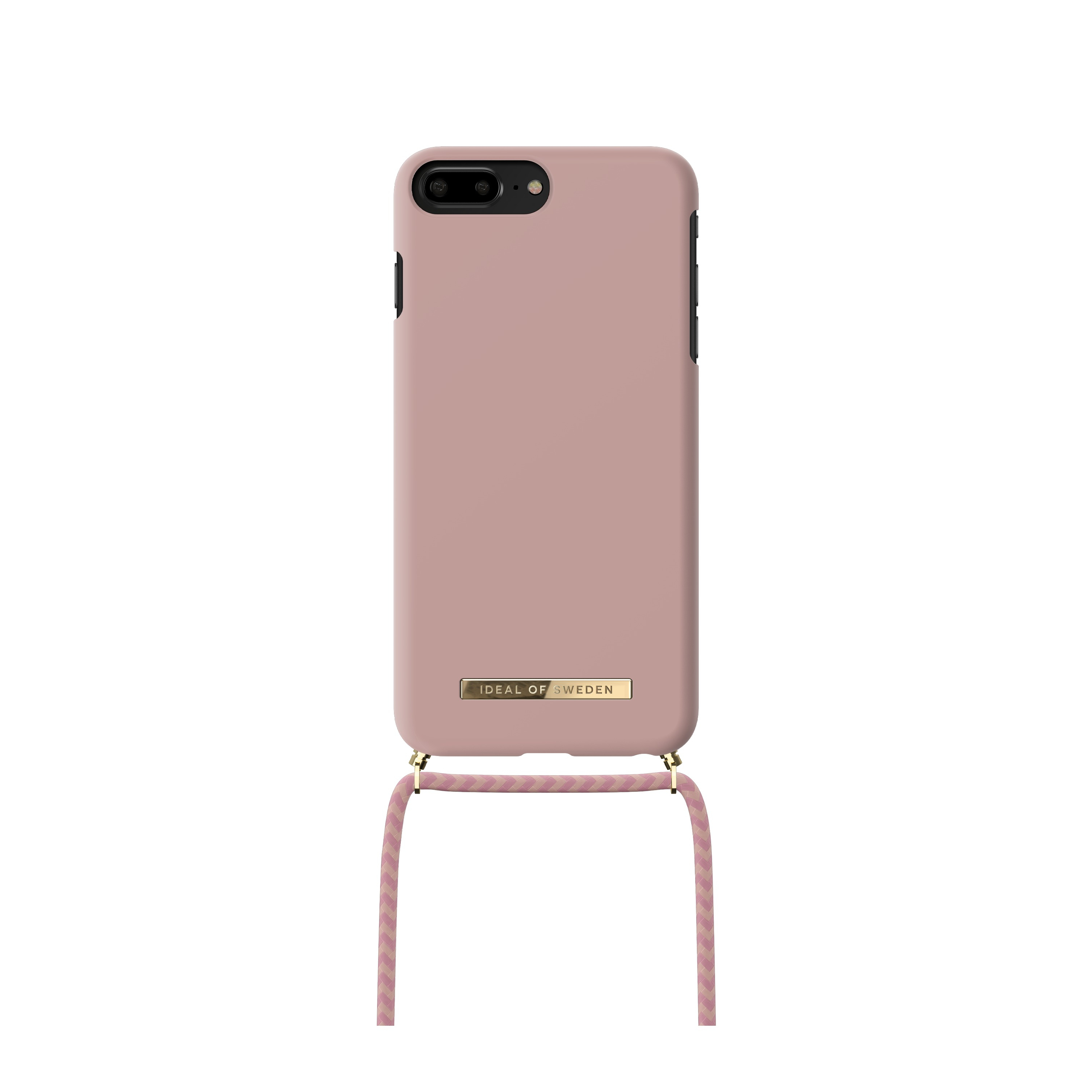 Image of iDeal of Sweden - iPhone 8 Plus / 7 Plus / 6S Plus / 6 Plus Necklace Case Hardcase Hülle Ordinary + Handykette (IDPNSS21-17P-265) - Misty Pink bei Apfelkiste.ch