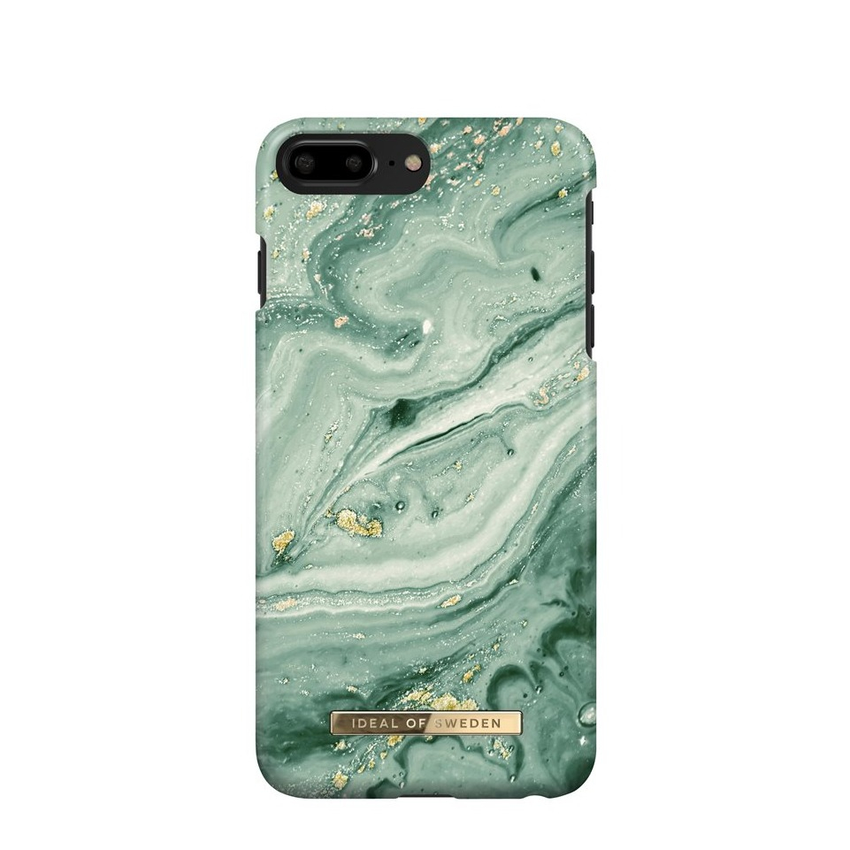 Image of iDeal of Sweden - iPhone 8 Plus / 7 Plus / 6S Plus / 6 Plus Hardcase Hülle (IDFCSS21-I7P-258) - Mint Swirl Marble bei Apfelkiste.ch
