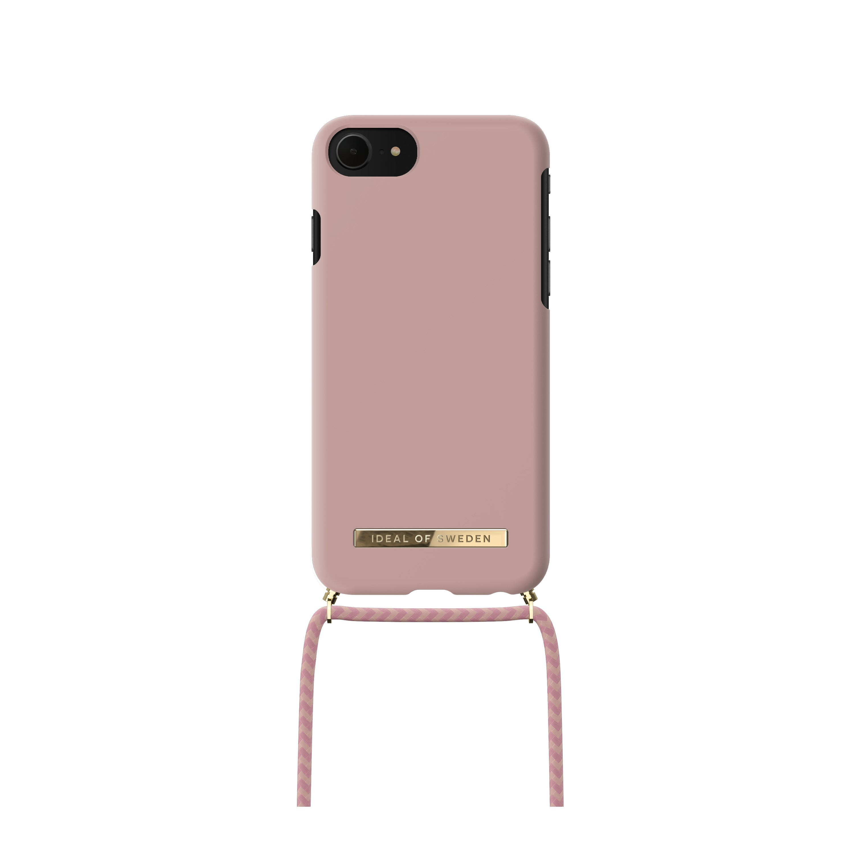 Image of iDeal of Sweden - iPhone SE (2022/2020) / 8 / 7 / 6S Necklace Case Hardcase Hülle Ordinary + Handykette (IDPNSS21-17-256) - Misty Pink bei Apfelkiste.ch