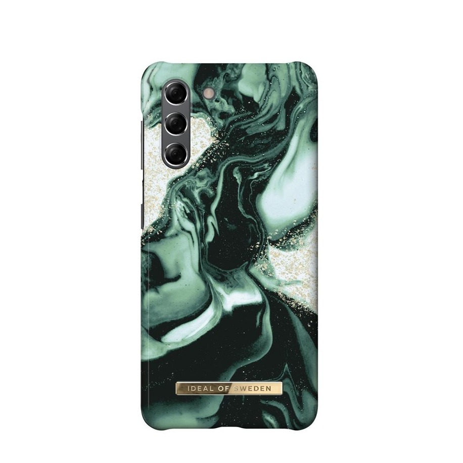Image of iDeal of Sweden - Samsung Galaxy S21 5G Hardcase Hülle (IDFCAW21-S21-320) - Golden Olive Marble bei Apfelkiste.ch