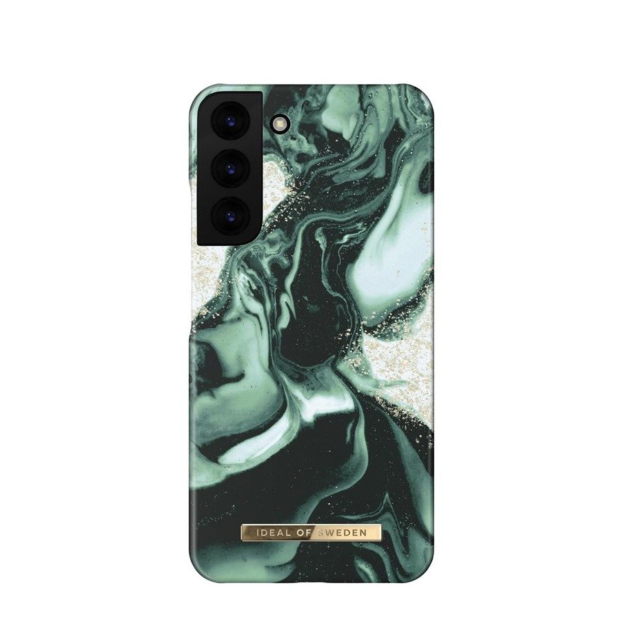 Image of iDeal of Sweden - Samsung Galaxy S22+ Plus 5G Hardcase Hülle (IDFCAW21-S22P-320) - Golden Olive Marble bei Apfelkiste.ch