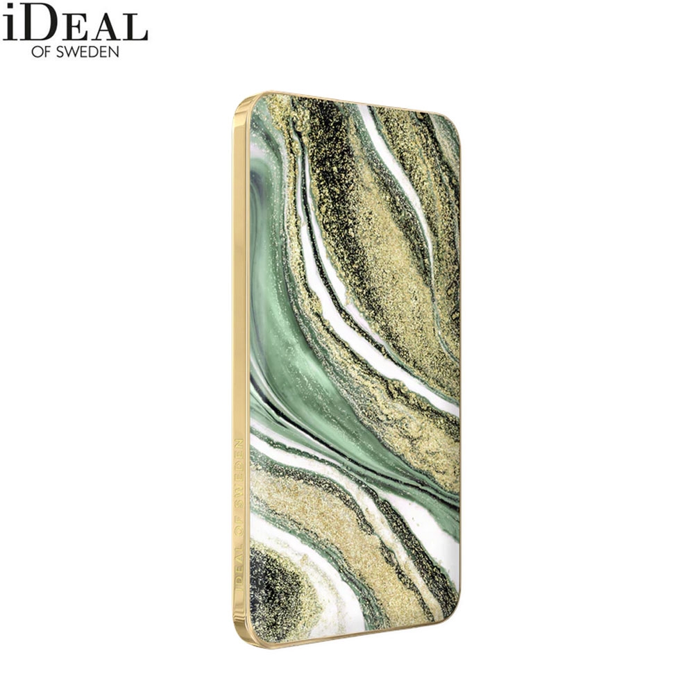 2.1A USB Power Bank 5000mAh Ladegerät Slim Look (IDFPB-192) - Cosmic Green Swirl