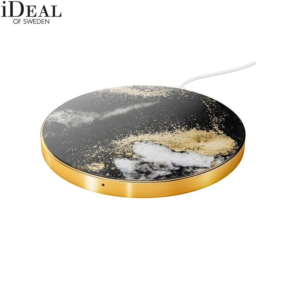 Qi Induktionsladegerät Wireless Ladestation 10W (IDFQI-150) - Black Galaxy Marble