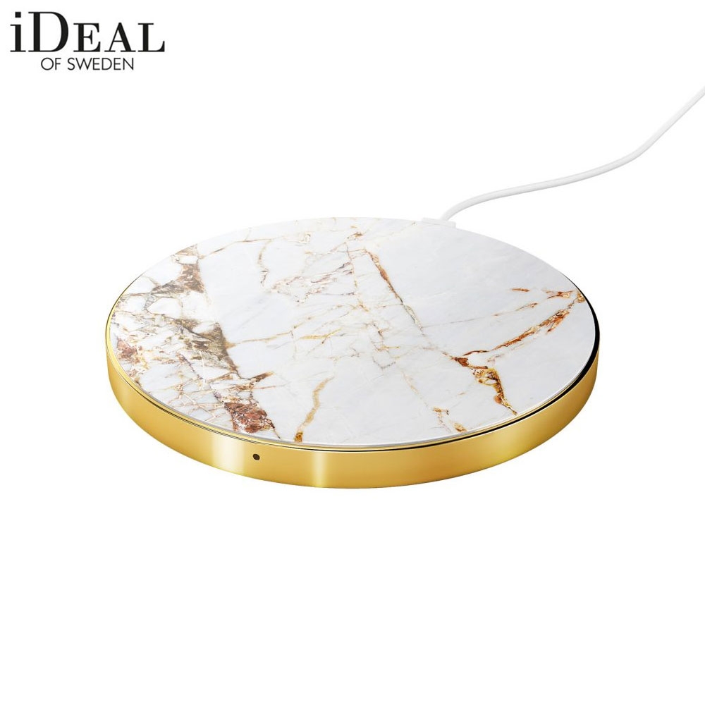 Qi Induktionsladegerät Wireless Ladestation 10W (IDFQI-46) - Carrara Gold