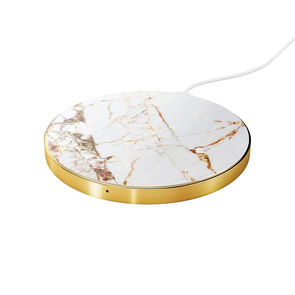 Image of iDeal of Sweden - Qi Induktionsladegerät Wireless Ladestation 10W (IDFQI-46) - Carrara Gold bei Apfelkiste.ch