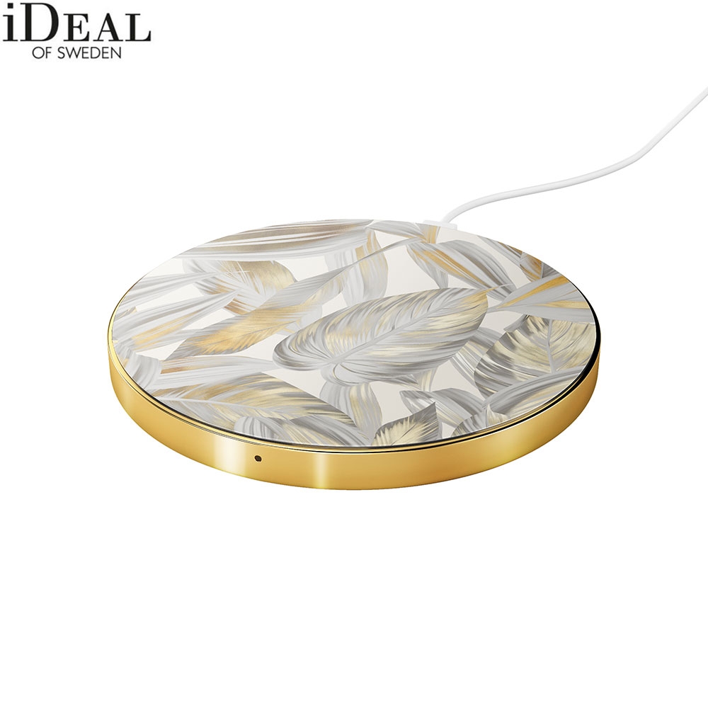 Qi Induktionsladegerät Wireless Ladestation 10W (IDFQI-117) - Platinum Leaves