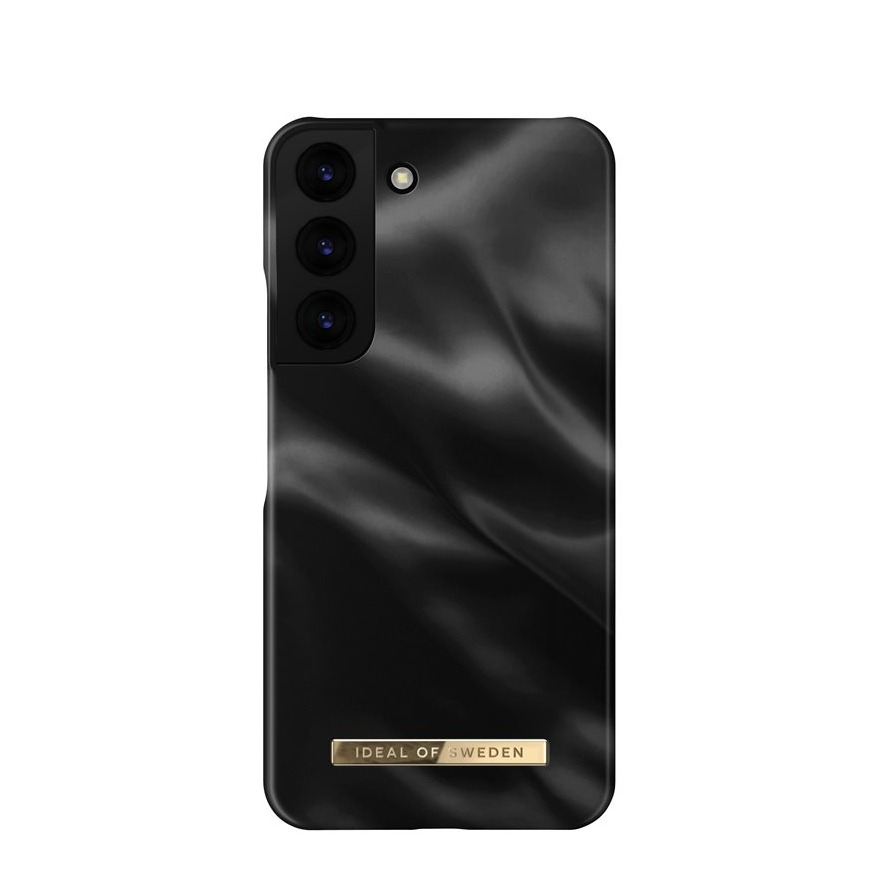 Image of iDeal of Sweden - Samsung Galaxy S22 5G Hardcase Hülle (IDFCSS21-S22-312) - Black Satin bei Apfelkiste.ch