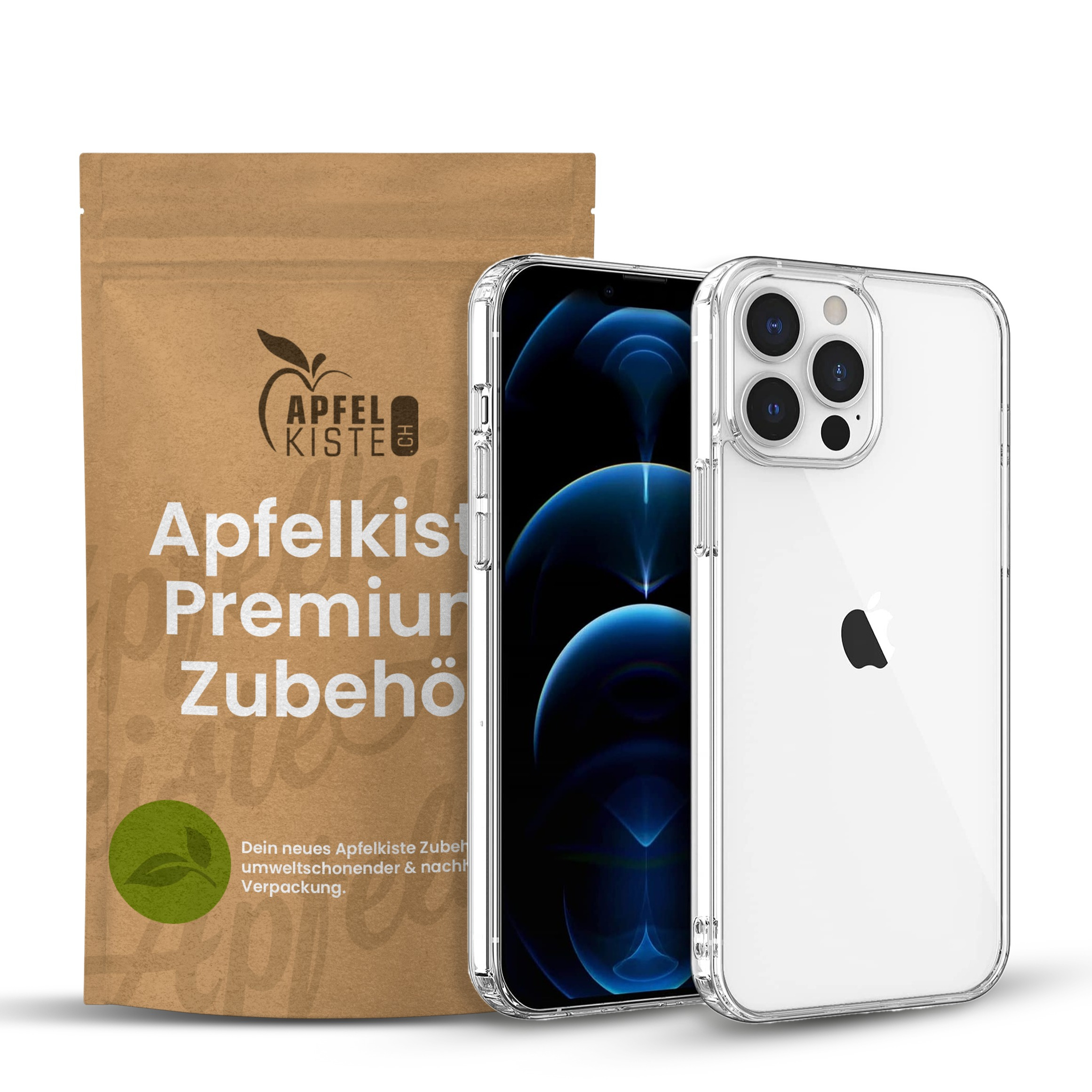 Image of Apfelkiste © - iPhone 13 Pro Gummi Case Hülle Ultra Thin 0.8mm - Transparent bei Apfelkiste.ch