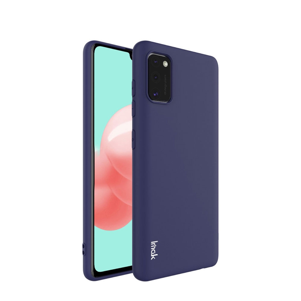 Image of IMAK - Samsung Galaxy A41 Gummi Case Ultra Thin Hülle - Blau (Matt) bei Apfelkiste.ch