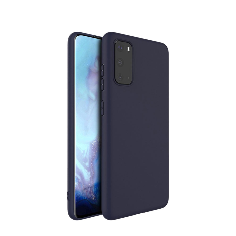 Image of IMAK - Samsung Galaxy S20 / S20 5G Gummi Case Ultra Thin Hülle - Blau (Matt) bei Apfelkiste.ch