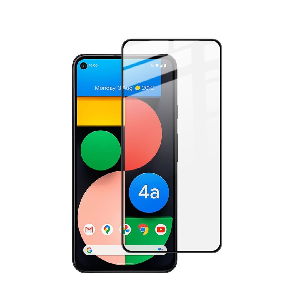 Image of IMAK - Google Pixel 4a 5G Full-Screen Vollbild Glas Display Schutz mit Rahmen 0.3mm - Schwarz bei Apfelkiste.ch