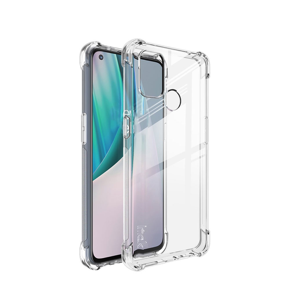 Image of IMAK - OnePlus Nord N100 Gummi Hülle Air Cushion Fallschutz + Display Folie - Transparent bei Apfelkiste.ch
