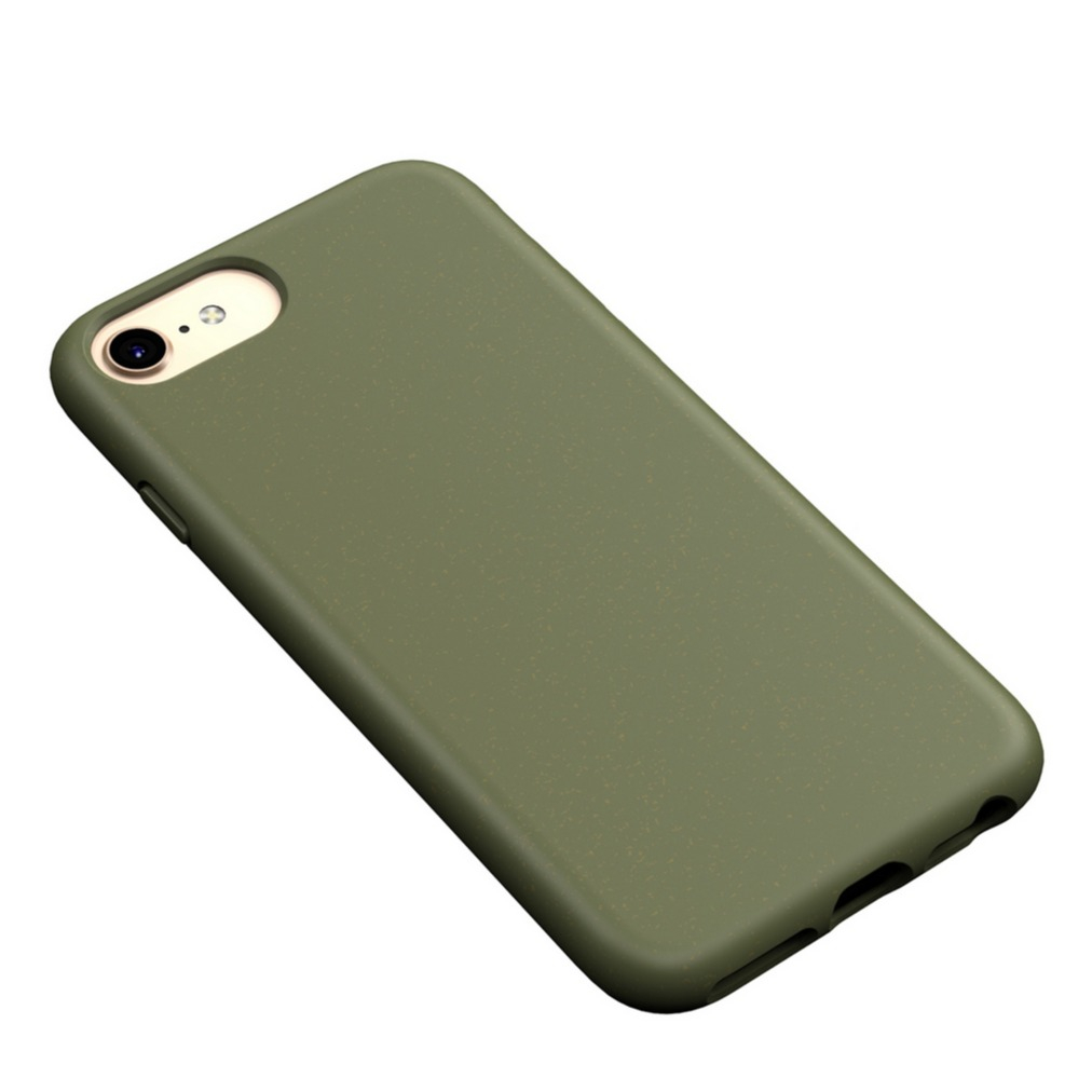 Image of iPhone SE (2022/2020) / 8 / 7 / 6S Bio Gummi Schutzhülle Eco Friendly Nachhaltig Kompostierbar - Grün bei Apfelkiste.ch