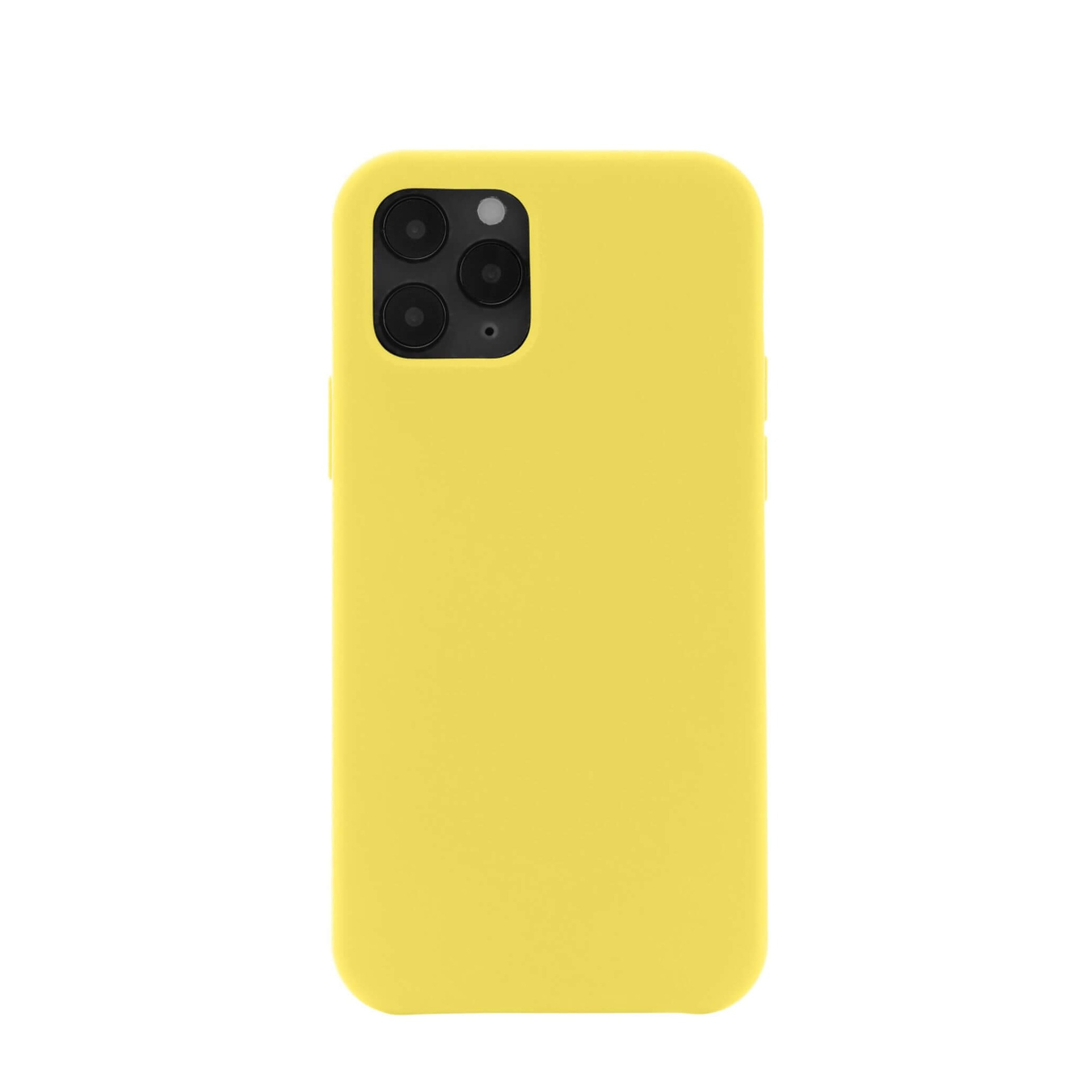 Image of JT Berlin - iPhone 12 / iPhone 12 Pro Silikon Backcase Hülle Steglitz (10677) - Gelb bei Apfelkiste.ch