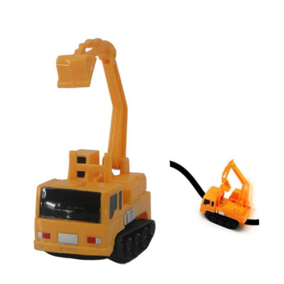 Image of Induktions Spielzeug Kinder Bagger Fahrzeug - Orange bei Apfelkiste.ch