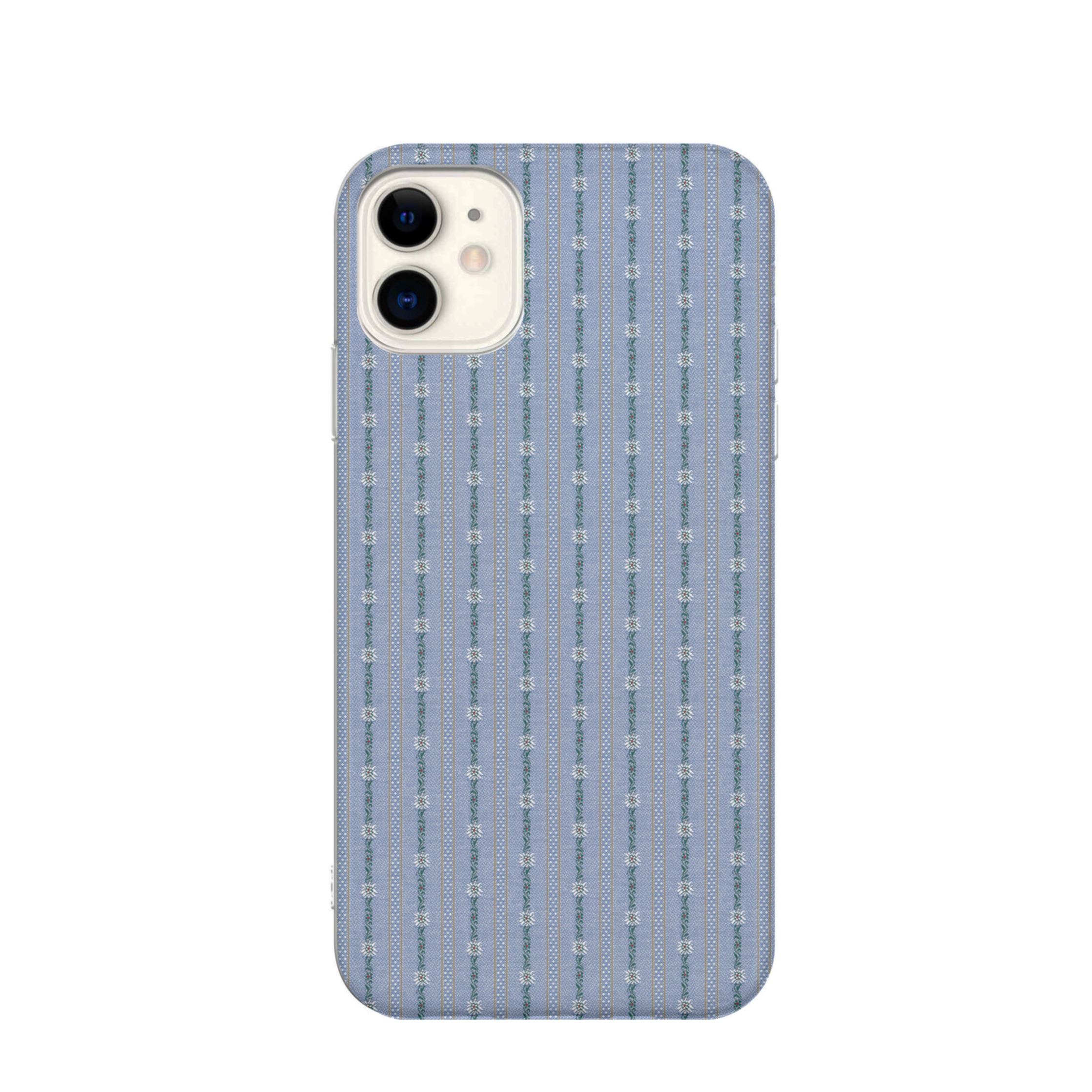 Image of Apfelkiste - iPhone 11 Gummi Schutzhülle Edelweiss Schwinger Design - Transparent bei Apfelkiste.ch