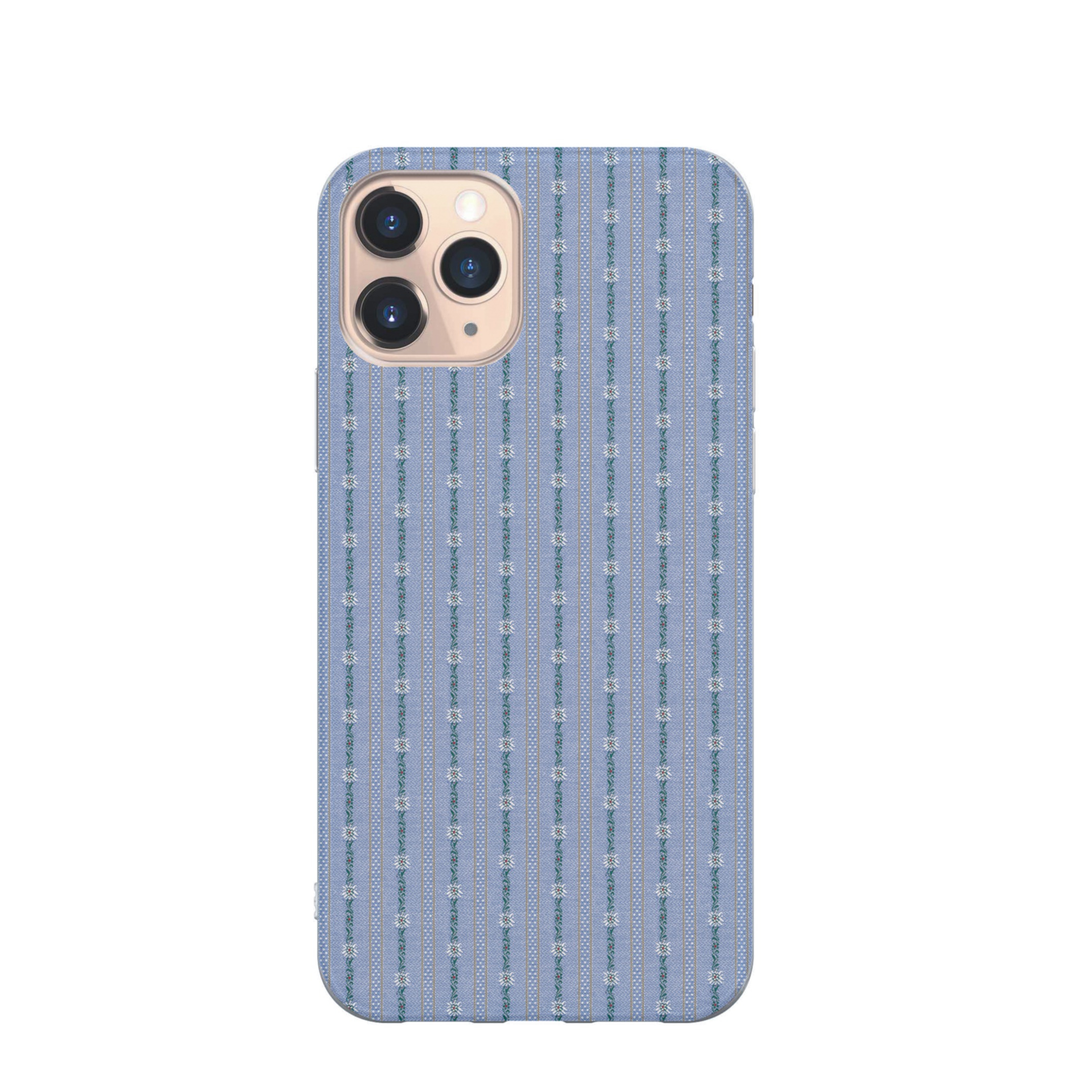 Image of Apfelkiste - iPhone 11 Pro Gummi Schutzhülle Edelweiss Schwinger Design - Transparent bei Apfelkiste.ch