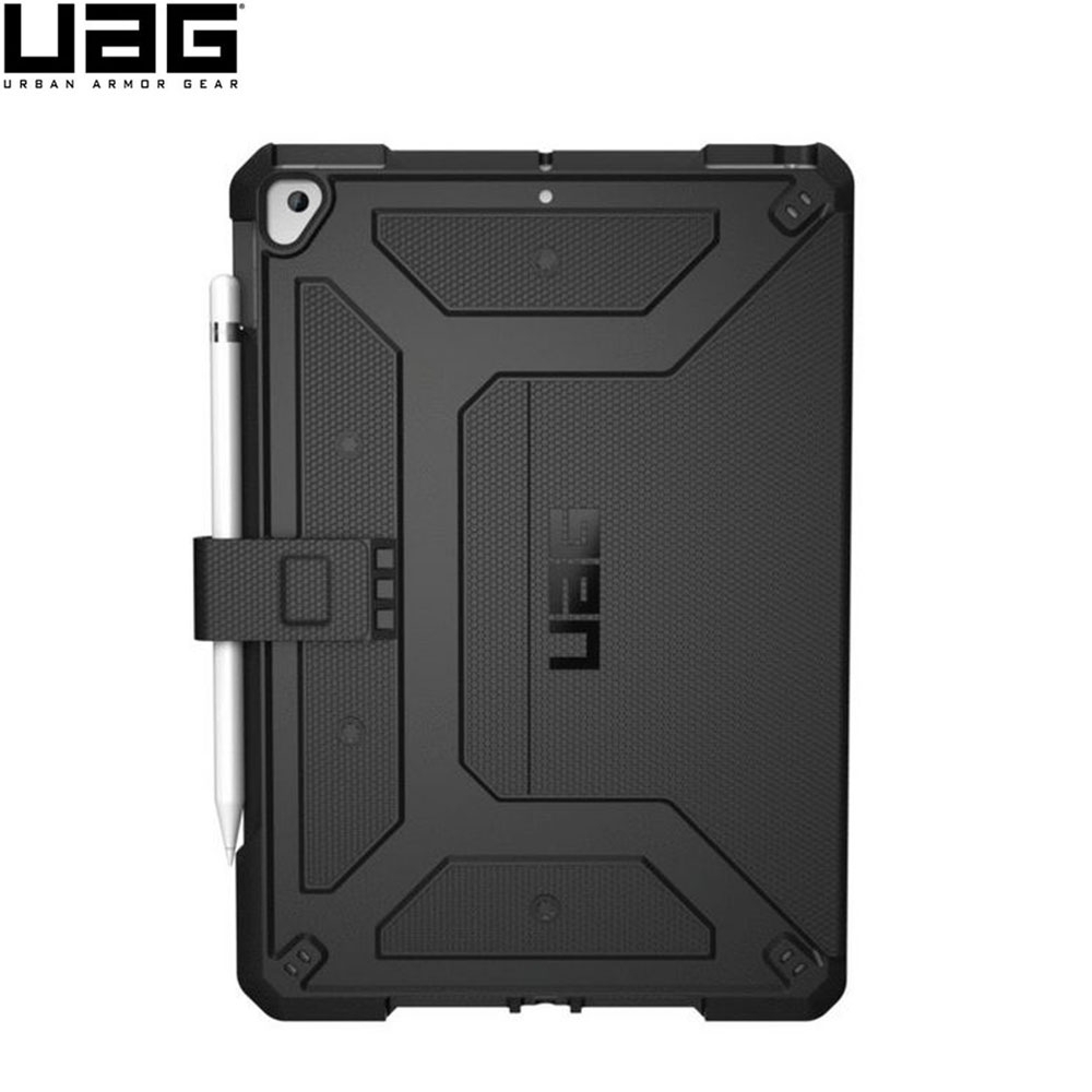 UAG Urban Armor Gear - iPad 10.2" (2020/2019) / iPad Air 10.5" (2019) / iPad Pro 10.5" Schutzhülle Metropolis (121916B14040) + Apple Pencil Halter