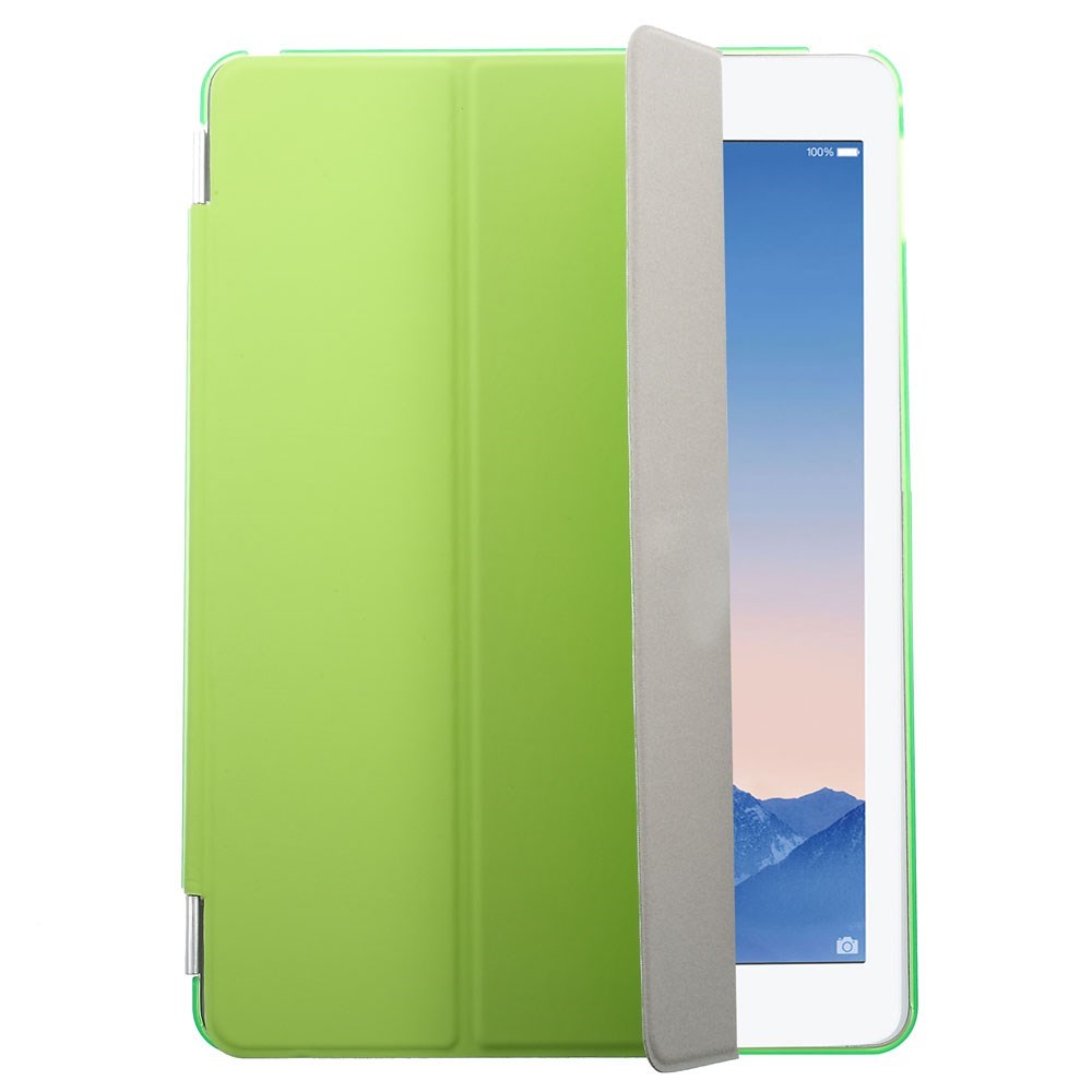 Image of 2in1 - iPad Air 2 Front&Back Smart Cover + Hardcase Hülle - Grün (Transparent) bei Apfelkiste.ch