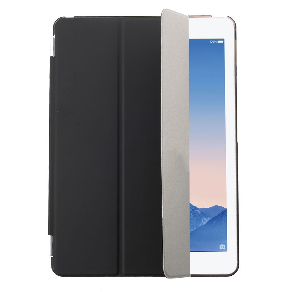 Image of 2in1 - iPad Air 2 Front&Back Smart Cover + Hardcase Hülle - Schwarz (Transparent) bei Apfelkiste.ch