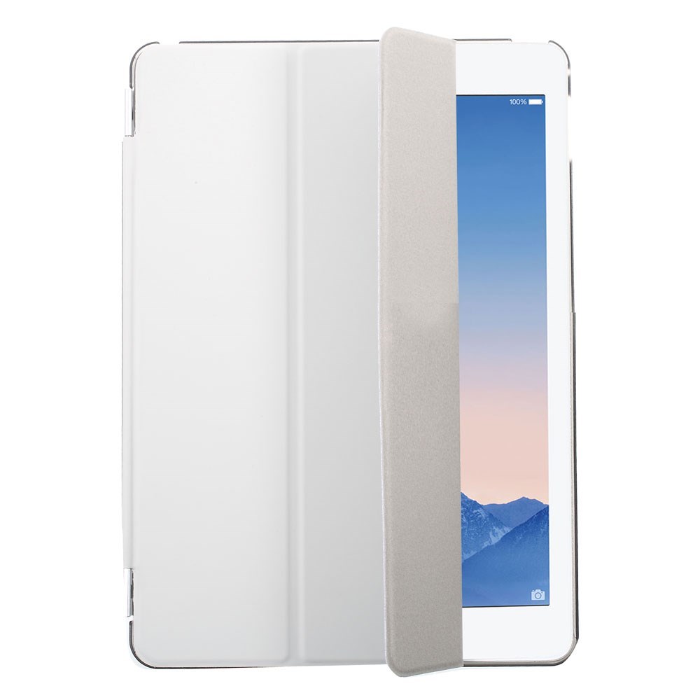 Image of 2in1 - iPad Air 2 Front&Back Smart Cover + Hardcase Hülle - Weiss (Transparent) bei Apfelkiste.ch