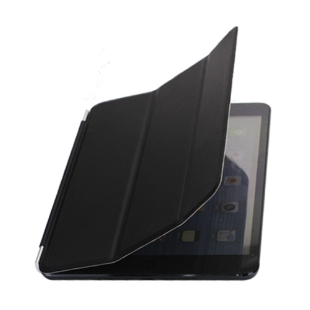Image of iPad Mini 1 / 2 / 3 Magnet Smart Cover Front Leder Schutz - Schwarz bei Apfelkiste.ch