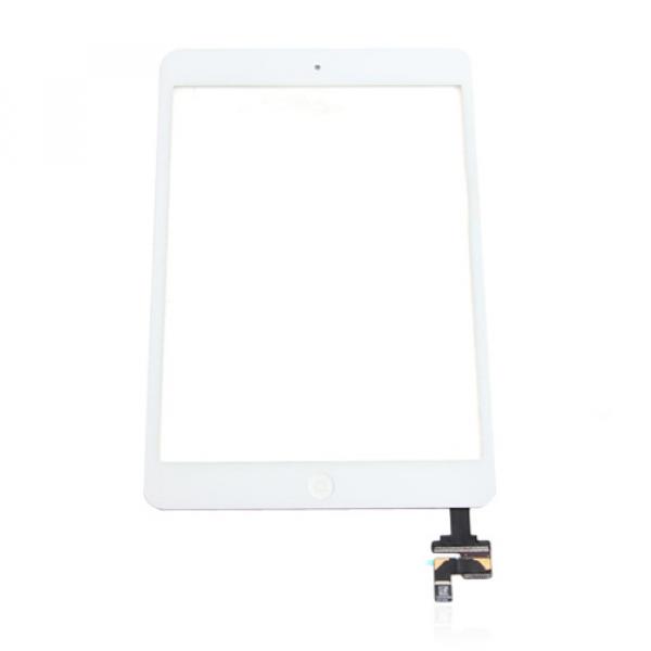 Image of iPad Mini / Mini 2 Touchscreen Glas Digitizer + IC Connector (vormontiert) - Weiss bei Apfelkiste.ch