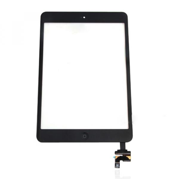 Image of iPad Mini / Mini 2 Touchscreen Glas Digitizer + IC Connector (vormontiert) - Schwarz bei Apfelkiste.ch