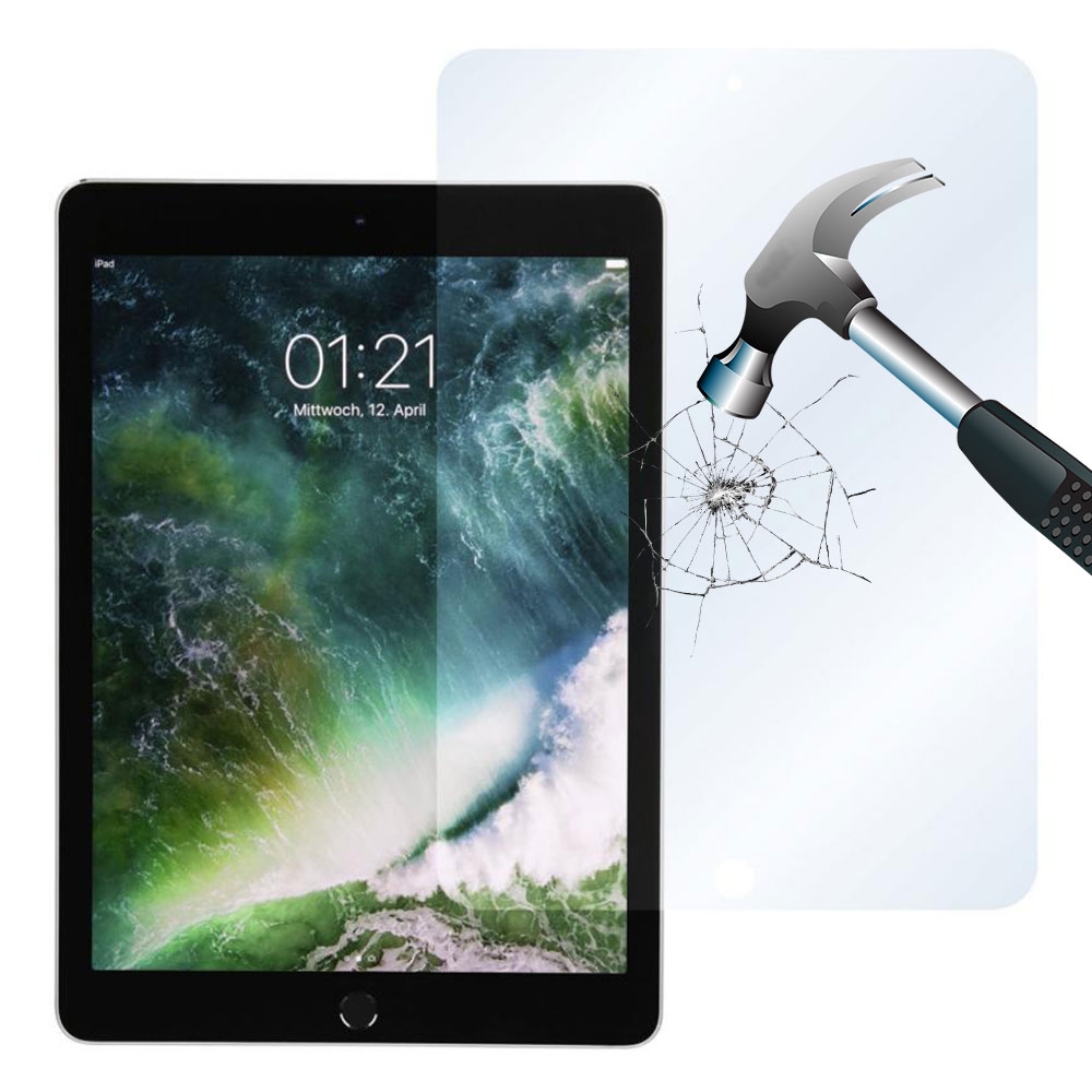 iPad Air 10.5" (2019) / iPad Pro 10.5" Explosionsgeschützte Panzer Glas Display Schutzfolie + Putztuch