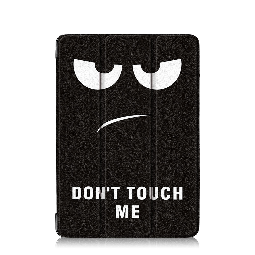 iPad Air 10.5" (2019) / iPad Pro 10.5" Tasche Hülle Flipcase Aufsteller Don´t Touch Me - Schwarz