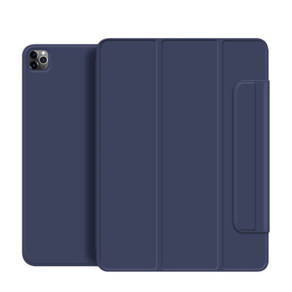Image of iPad Pro 11" (2021/2020/2018) Leder Tasche Smart Cover Schutzhülle Magnetcover - Dunkelblau bei Apfelkiste.ch