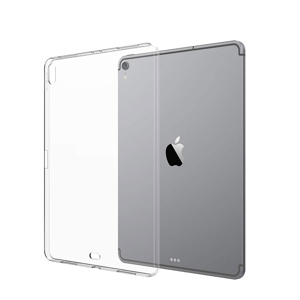 Image of iPad Pro 12.9" (2018) Gummi Slim Case Hülle - Transparent bei Apfelkiste.ch