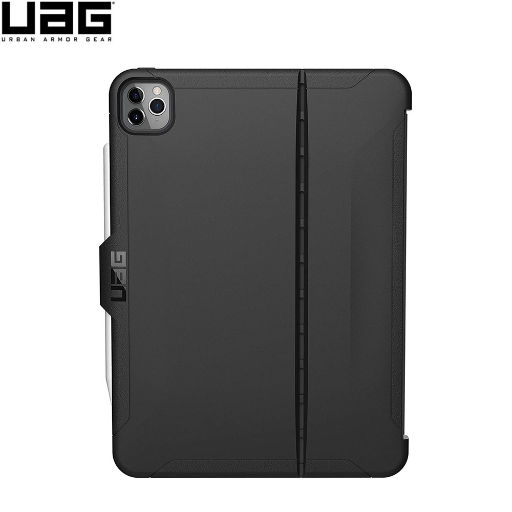 UAG Urban Armor Gear - iPad Pro 12.9" (2020) Outdoor Schutz Hülle Composite Scout Folio (122068114040) - Schwarz