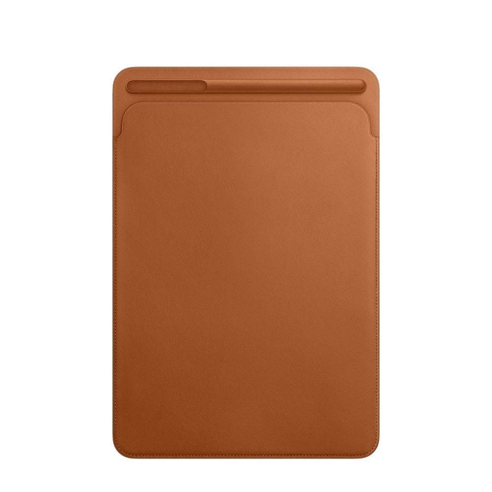Image of iPad Pro 12.9" (2021/2020/2018/2017/2015) Leder Tasche mit Apple Pencil Halter - Braun bei Apfelkiste.ch