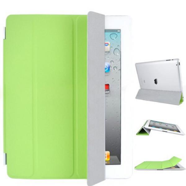 Image of iPad2 / iPad3 / iPad4 Schutzhülle - Smart Cover aus Polyurethan - Grün bei Apfelkiste.ch