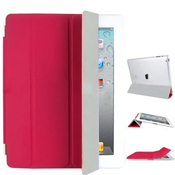 Image of iPad2 / iPad3 / iPad4 Schutzhülle - Smart Cover aus Polyurethan - Rot bei Apfelkiste.ch