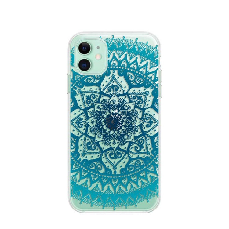 Image of Apfelkiste © - iPhone 11 Gummi Case Hülle Ultra Thin Mandala - Transparent / Türkis bei Apfelkiste.ch