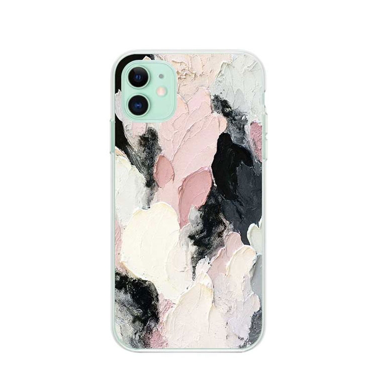 Image of Apfelkiste © - iPhone 11 Gummi Case Hülle Ultra Thin Abstrakte Kunst - Rosa bei Apfelkiste.ch