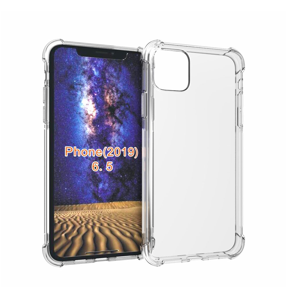 Image of iPhone 11 Gummi Hülle Case Slim Design mit Air Cushion Fallschutz - Transparent bei Apfelkiste.ch