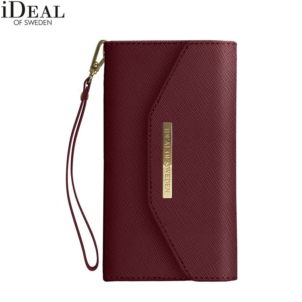 iPhone 11 2in1 Leder Tasche + Hülle Mayfair Clutch (IDMC-I1961-157) - Rot (Burgundy)