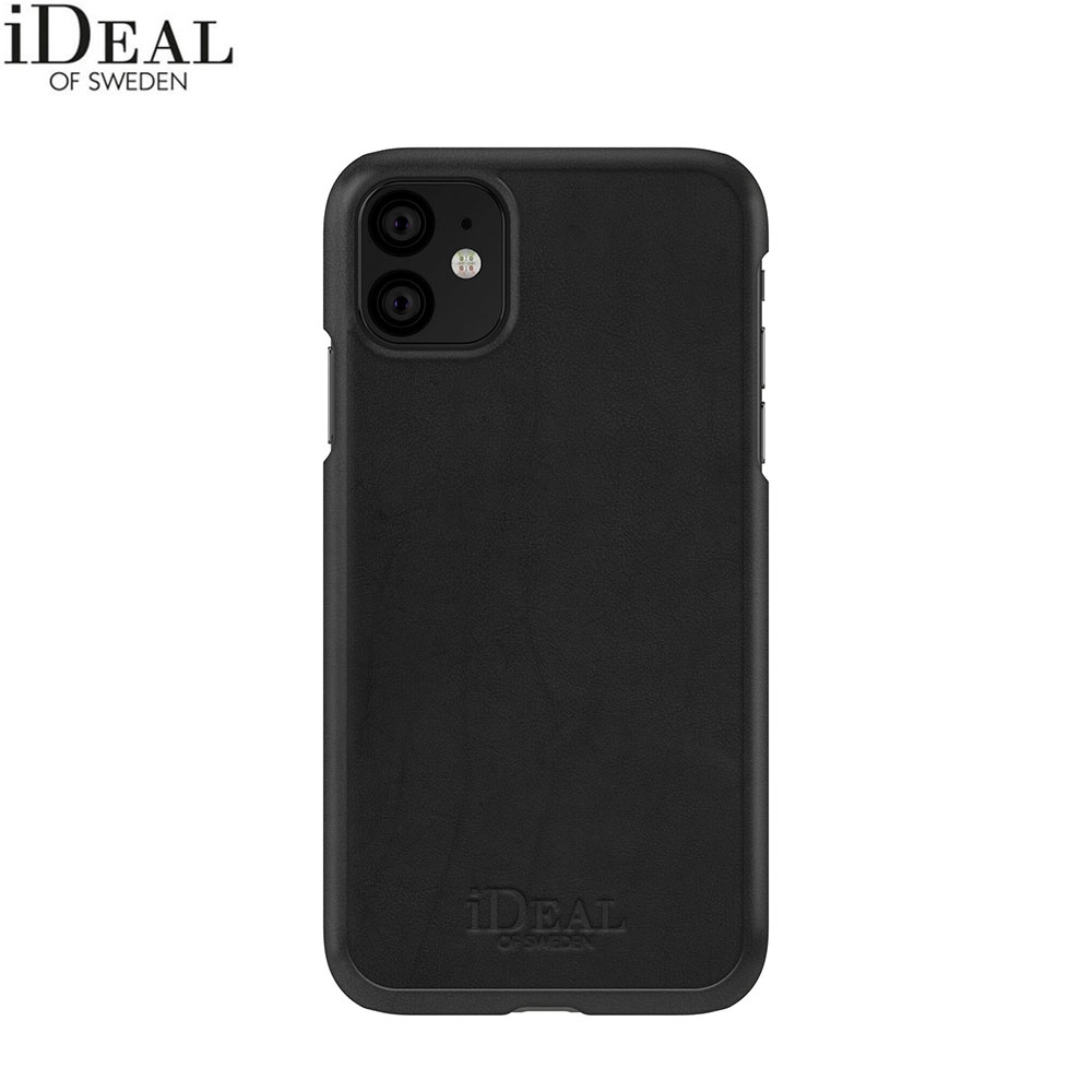 iPhone 11 / iPhone Xr Como Case Leder Hülle (IDFC-I1961-COM-01) - Schwarz