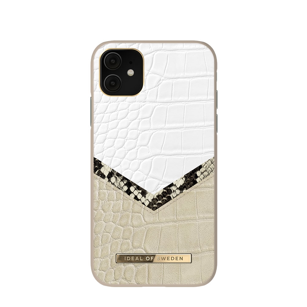 Image of iDeal of Sweden - iPhone 11 / iPhone Xr Hardcase Hülle Atelier Case (IDACSS20-I1961-215) - Dusty Cream Python (Beige) bei Apfelkiste.ch