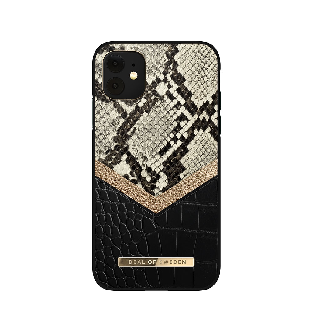 Image of iDeal of Sweden - iPhone 11 / iPhone Xr Hardcase Hülle Atelier Case (IDACSS20-I1961-199) - Midnight Python (Schwarz) bei Apfelkiste.ch