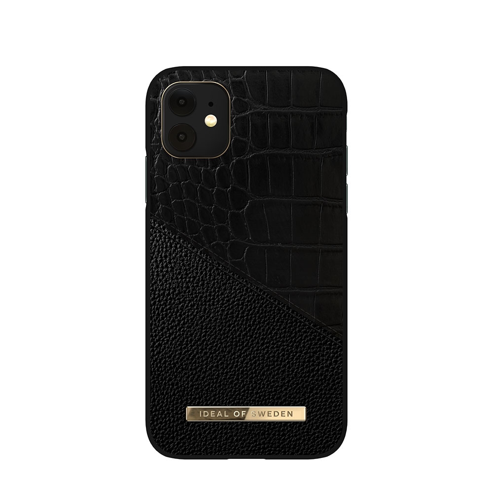 Image of iDeal of Sweden - iPhone 11 / iPhone Xr Hardcase Hülle Atelier Case (IDACSS20-I1961-212) - Nightfall Croco (Schwarz) bei Apfelkiste.ch