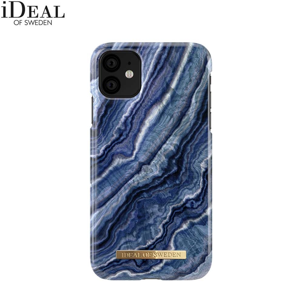 iPhone 11 / iPhone Xr Hardcase Hülle (IDFCSS19-I1961-119) - Indigo Swirl