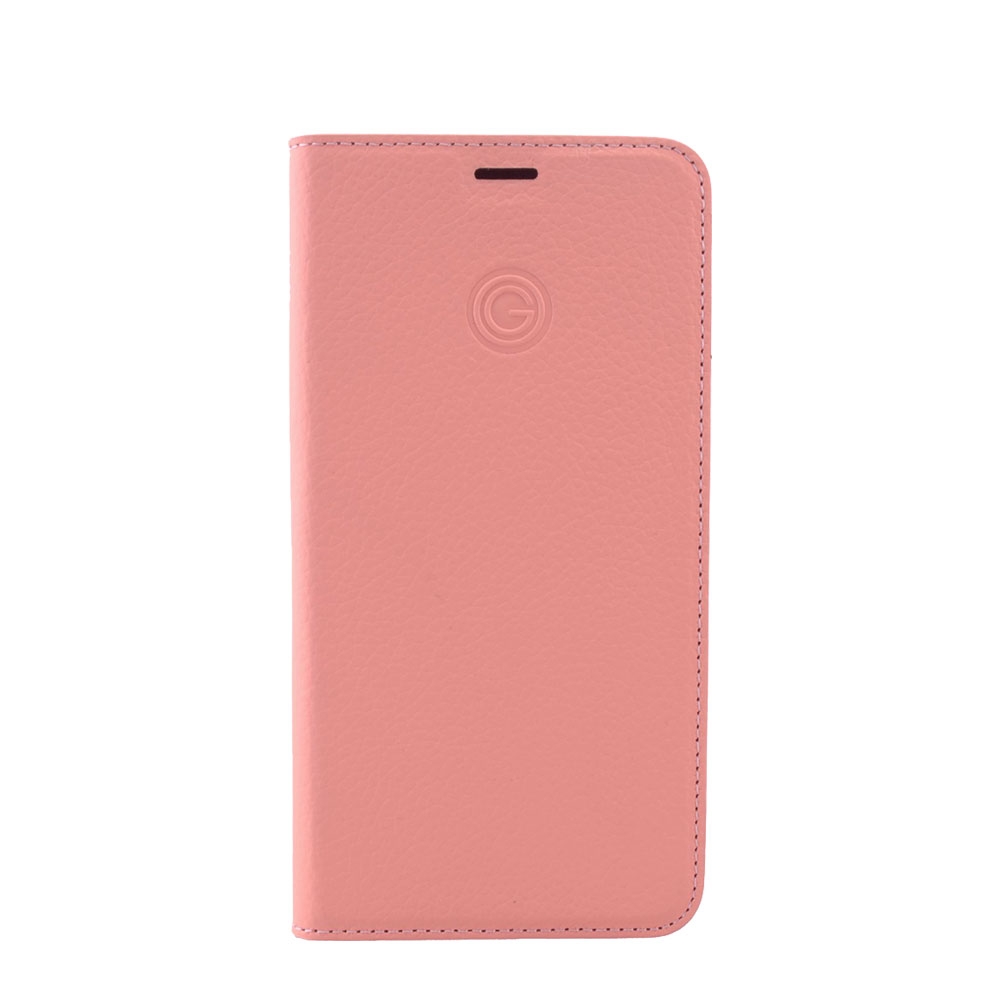 Image of Mike Galeli - iPhone 11 Echtleder Book Case Tasche Flip Cover Hand Made (MARCIPXIR-M02) - Salmon bei Apfelkiste.ch