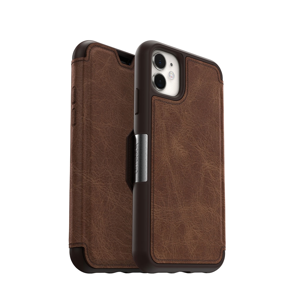 Image of Otterbox - iPhone 11 Book Cover Tasche Strada Series (77-62831) - Braun bei Apfelkiste.ch