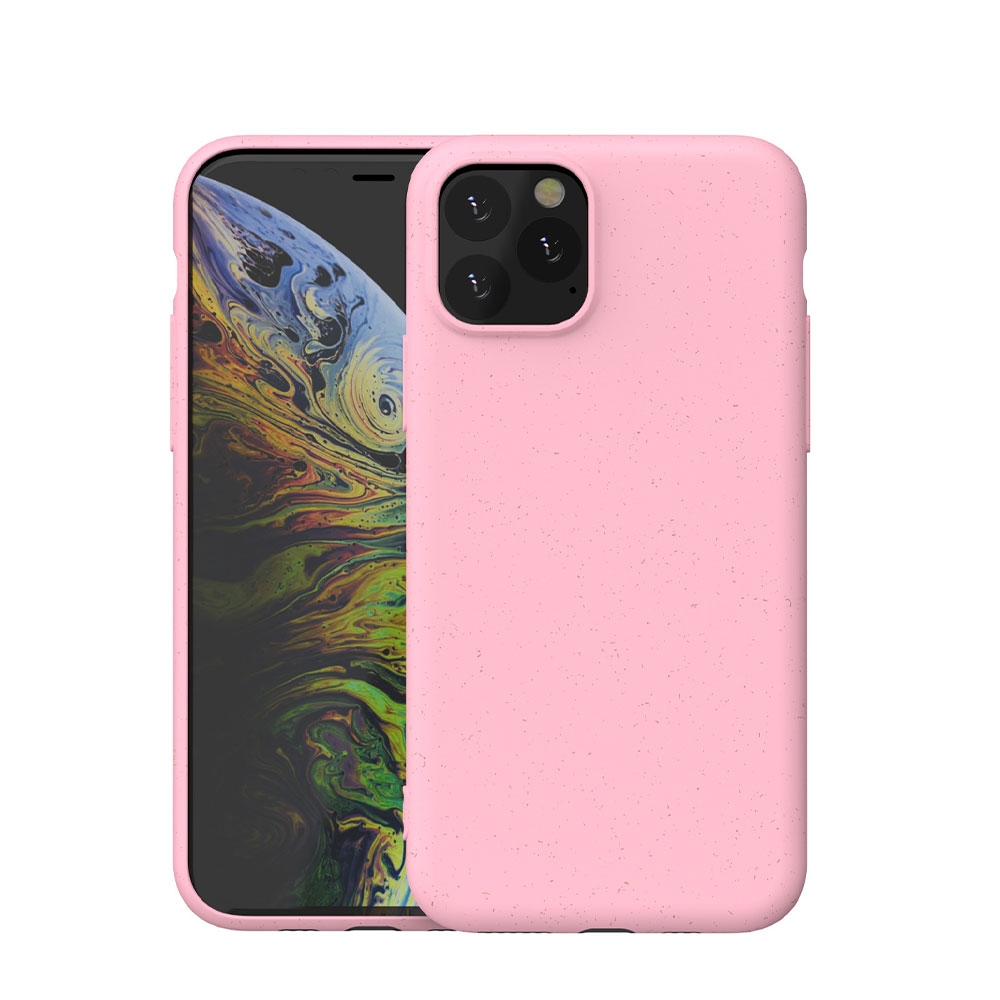 Image of iPhone 11 Pro Bio Gummi Schutzhülle Eco Friendly Nachhaltig Kompostierbar - Rosa bei Apfelkiste.ch